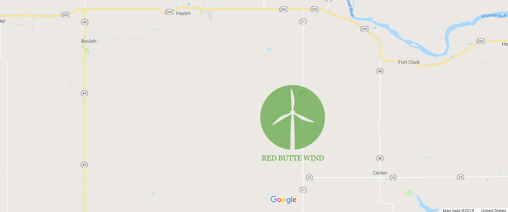 Red Butte Wind Map