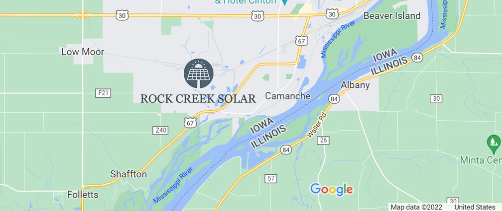 Rock Creek Solar project area of interest.