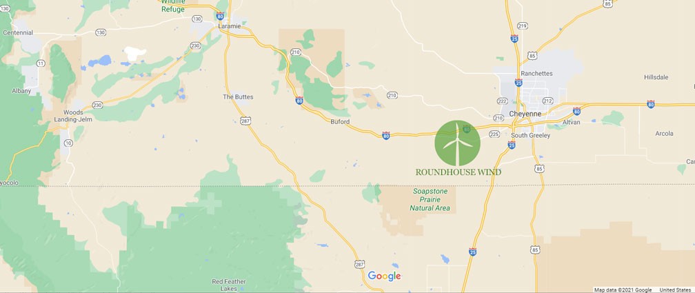 Roundhouse Wind Project area of interest.