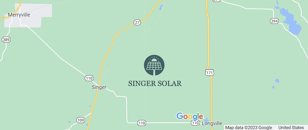 Beauregard Solar Project area of interest.