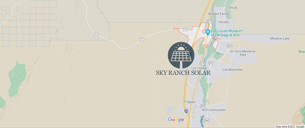 Sky Ranch Solar Project area of interest.