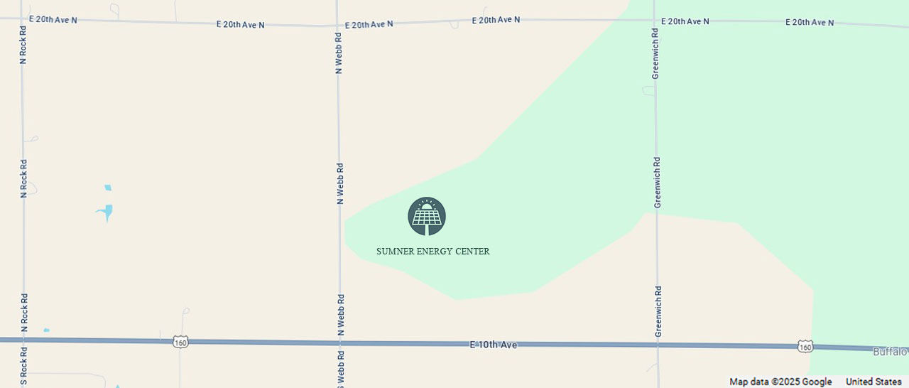 Sumner Energy Center Project Map
