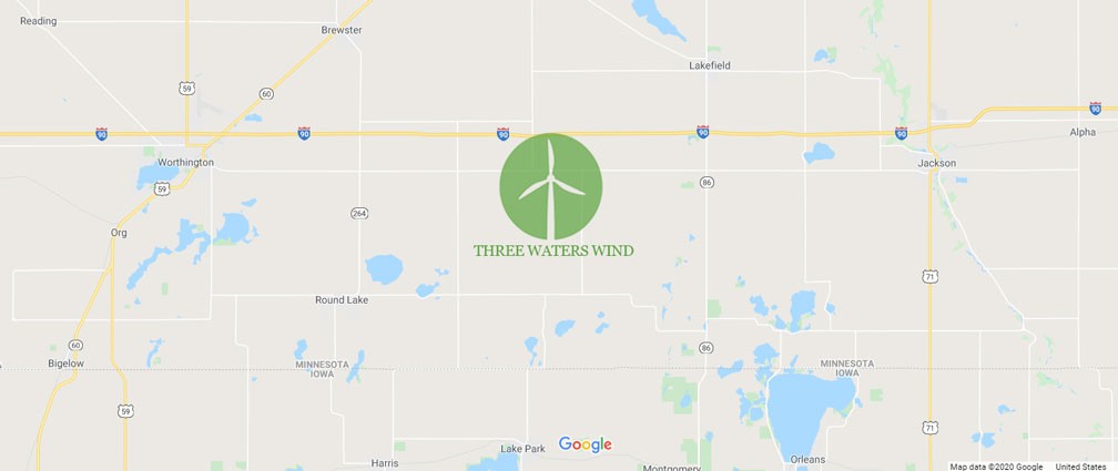 Three Waters Wind Map