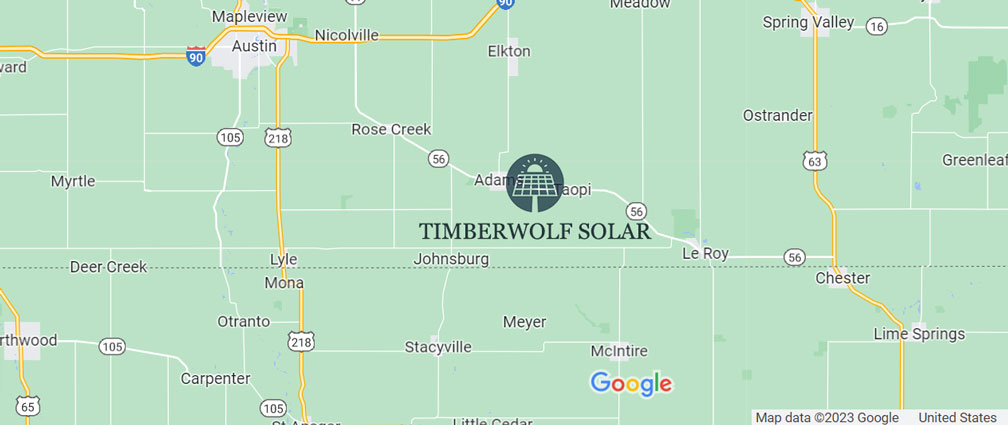 Timberwolf Solar Map