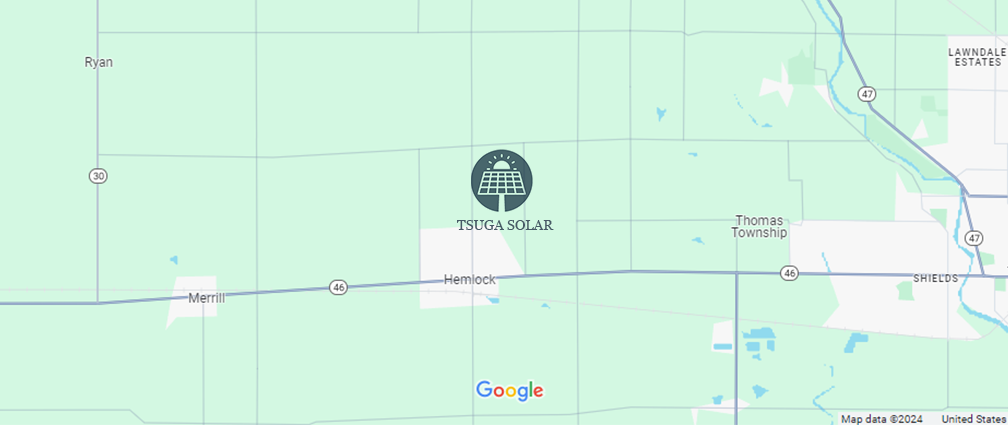 Tsuga Solar Project Map