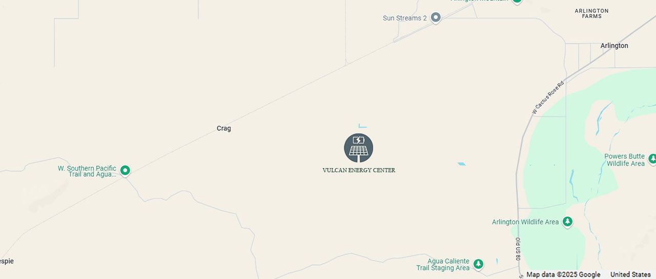 Vulcan Energy Center Project Map