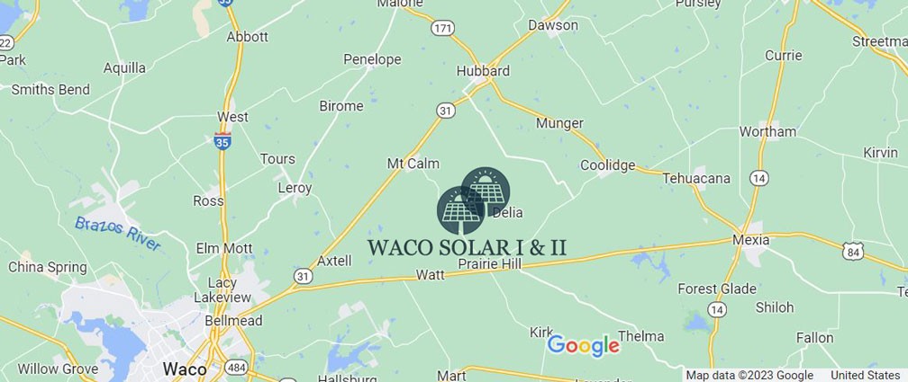 Waco Solar Map