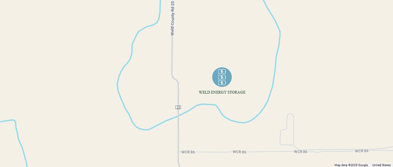 Weld Energy Storage Project Map