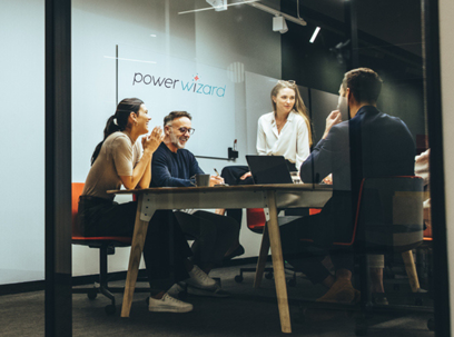 people around a table in a business meeting