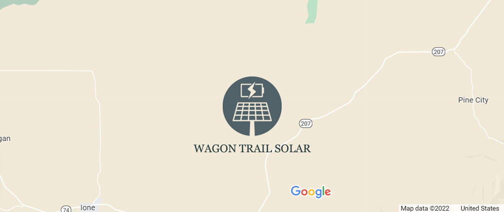 Wagon Trail Solar Map