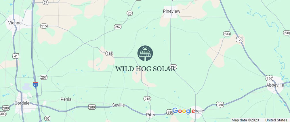 Wild Hog Solar Project Map
