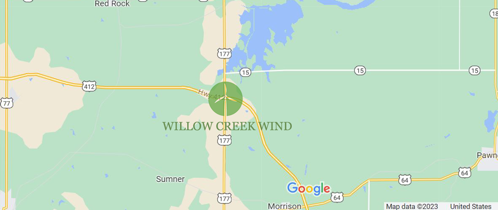 Firewheel Wind Project area of interest.