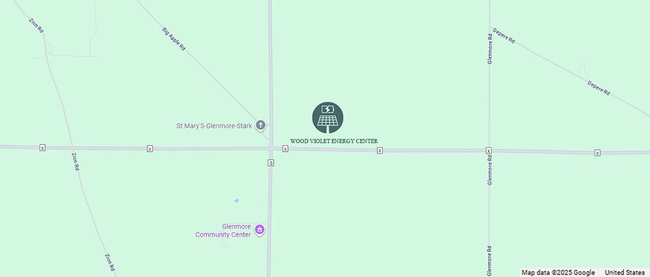 Wood Violet Energy Center Project Map