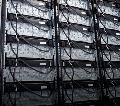 NextEra Energy Resources energy storage wall.